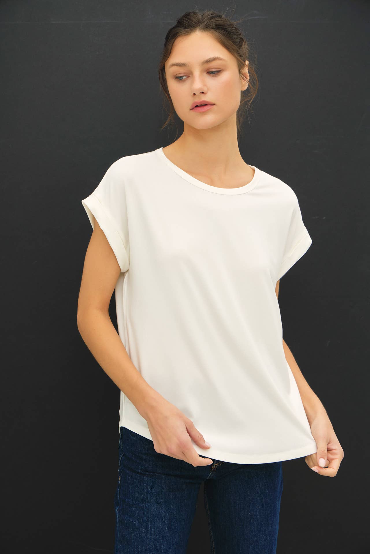 Bailey Dolman Cap Sleeve T-Shirt