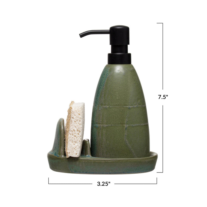 Stoneware Soap Dispenser - Set of Three