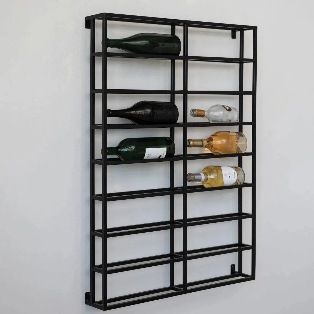 Metal Wall Wine Rack