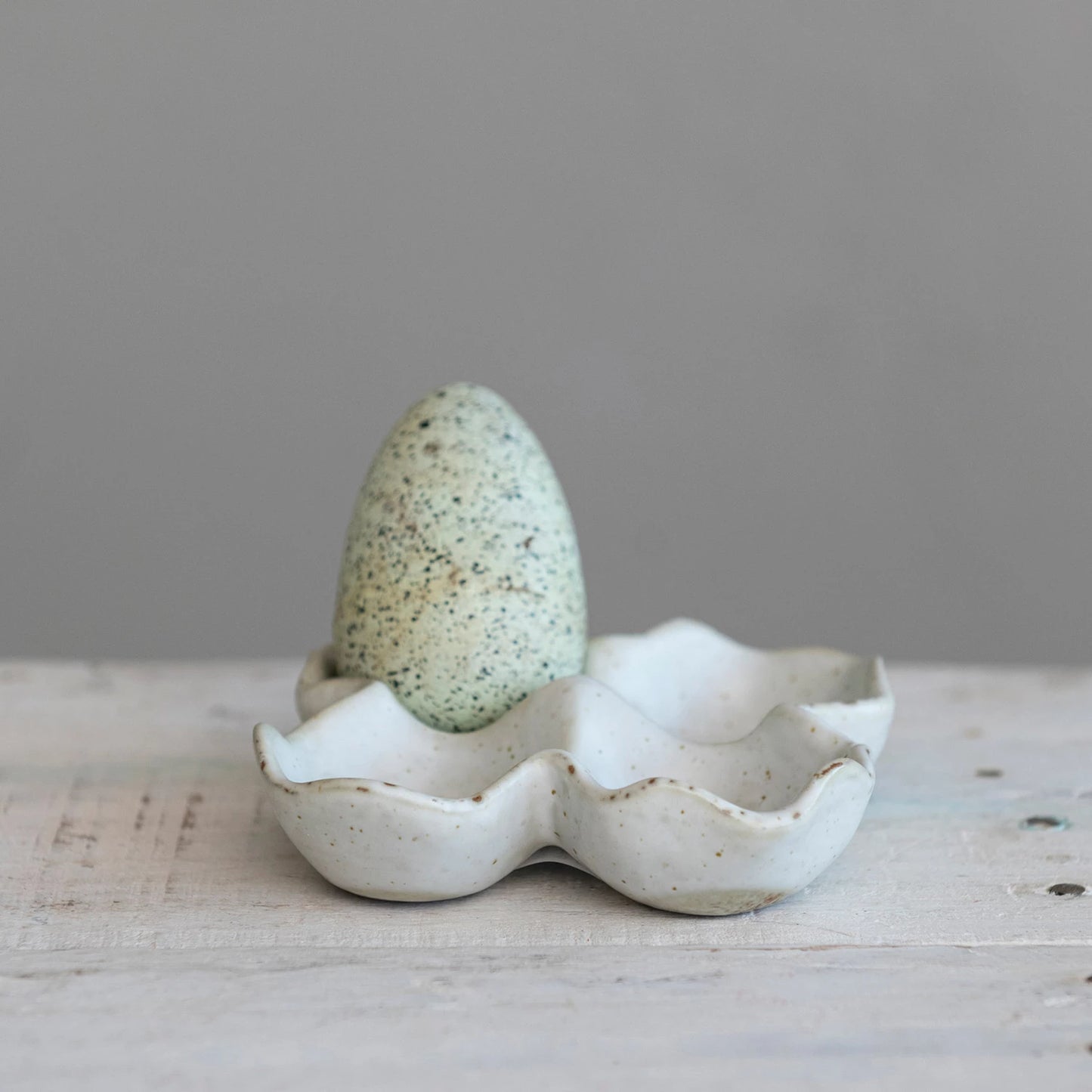 Stoneware Egg Holder