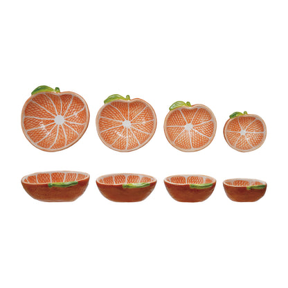 Stoneware Clementine Measuring Cups - Set of 4