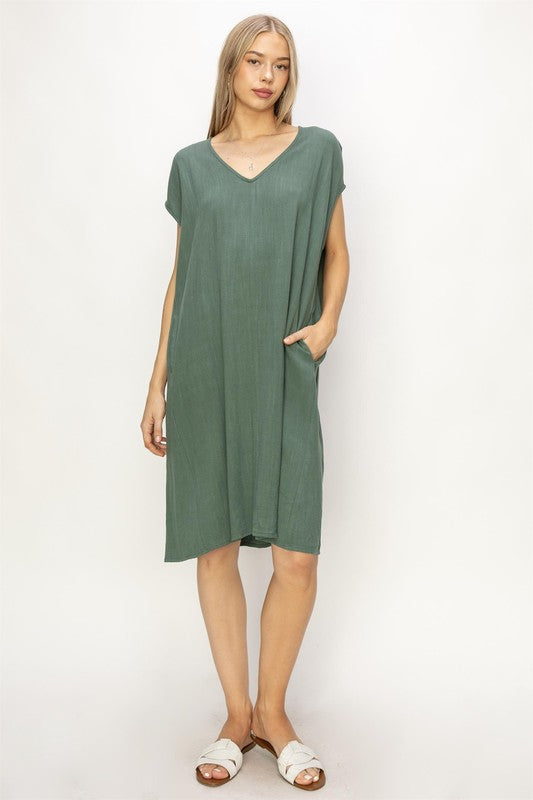 Molly Linen Midi Dress