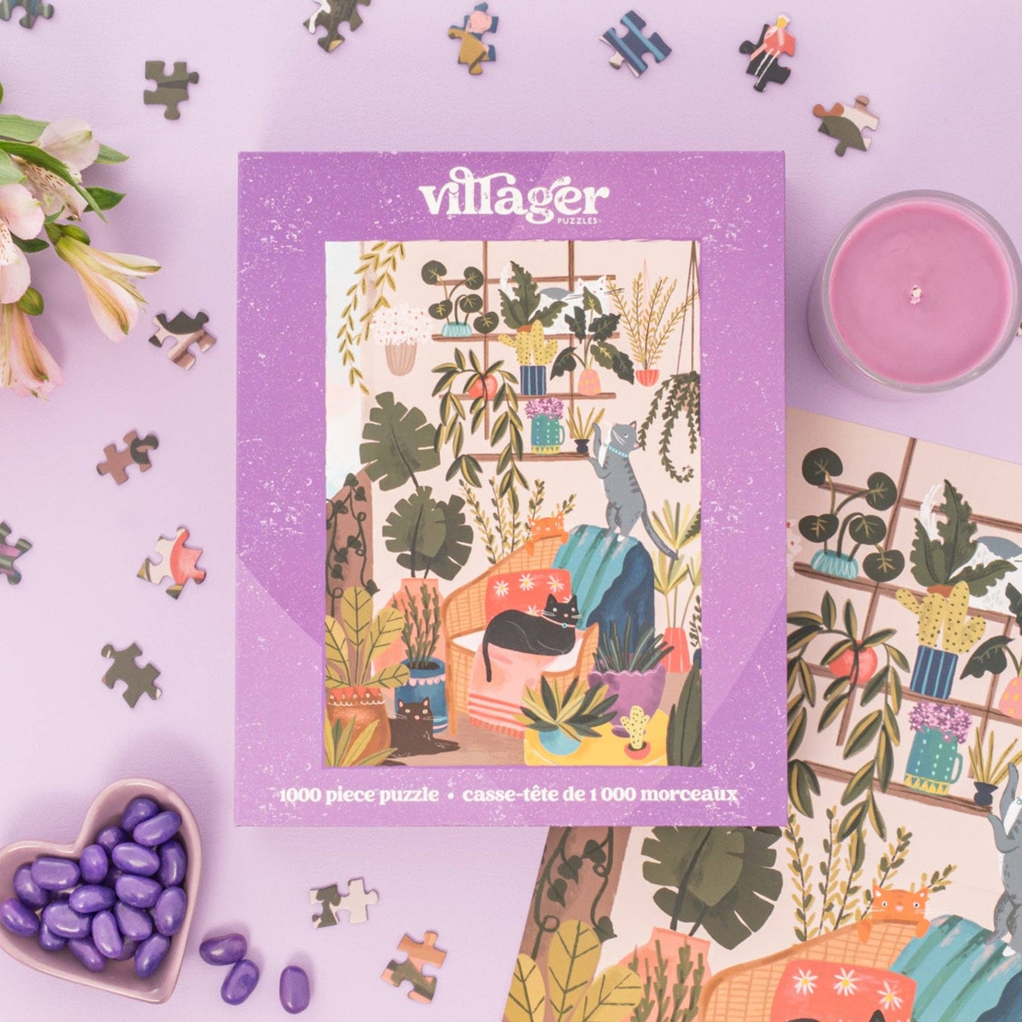 Balcony Cats - 1000-Piece Puzzle