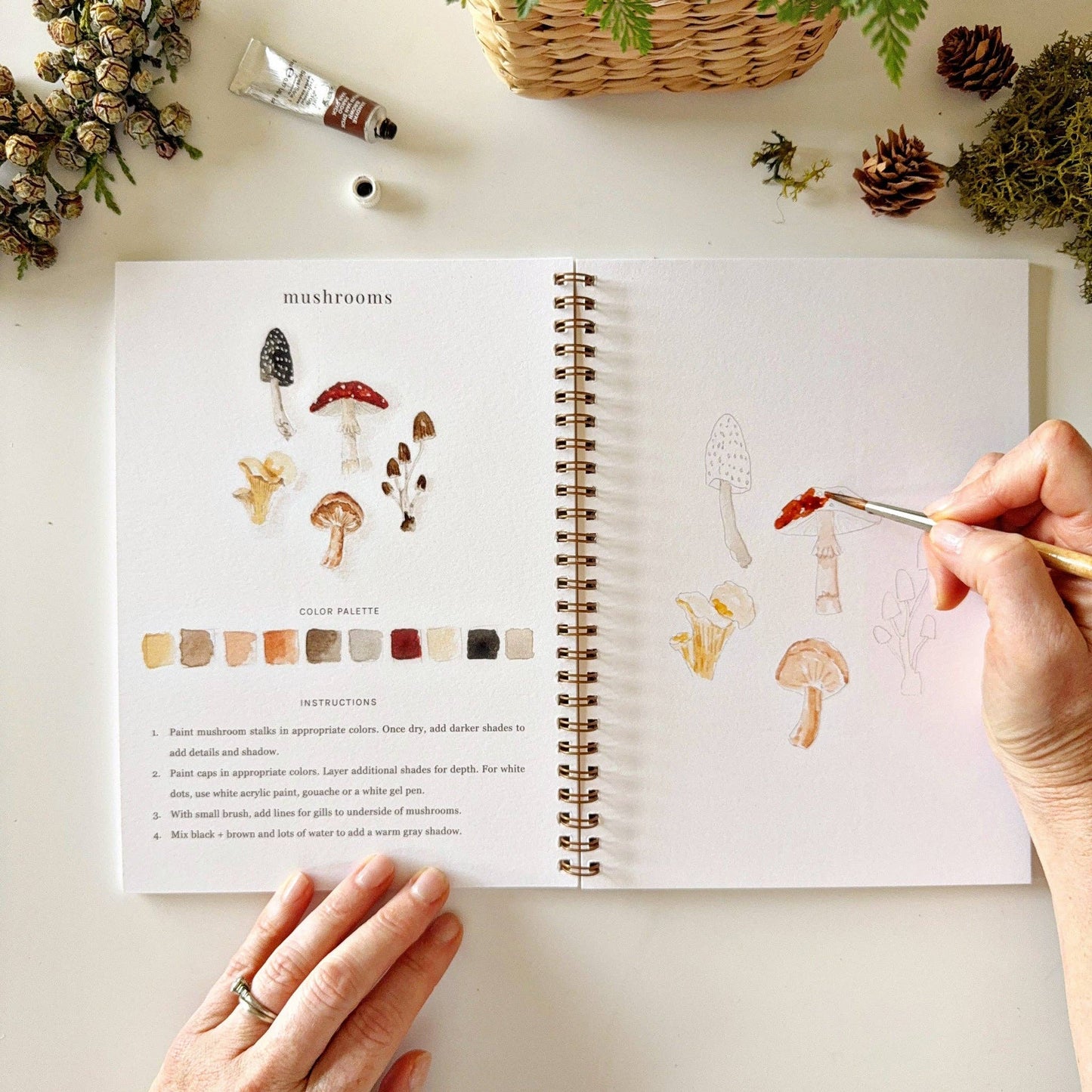 Woodland - Watercolour Workbook