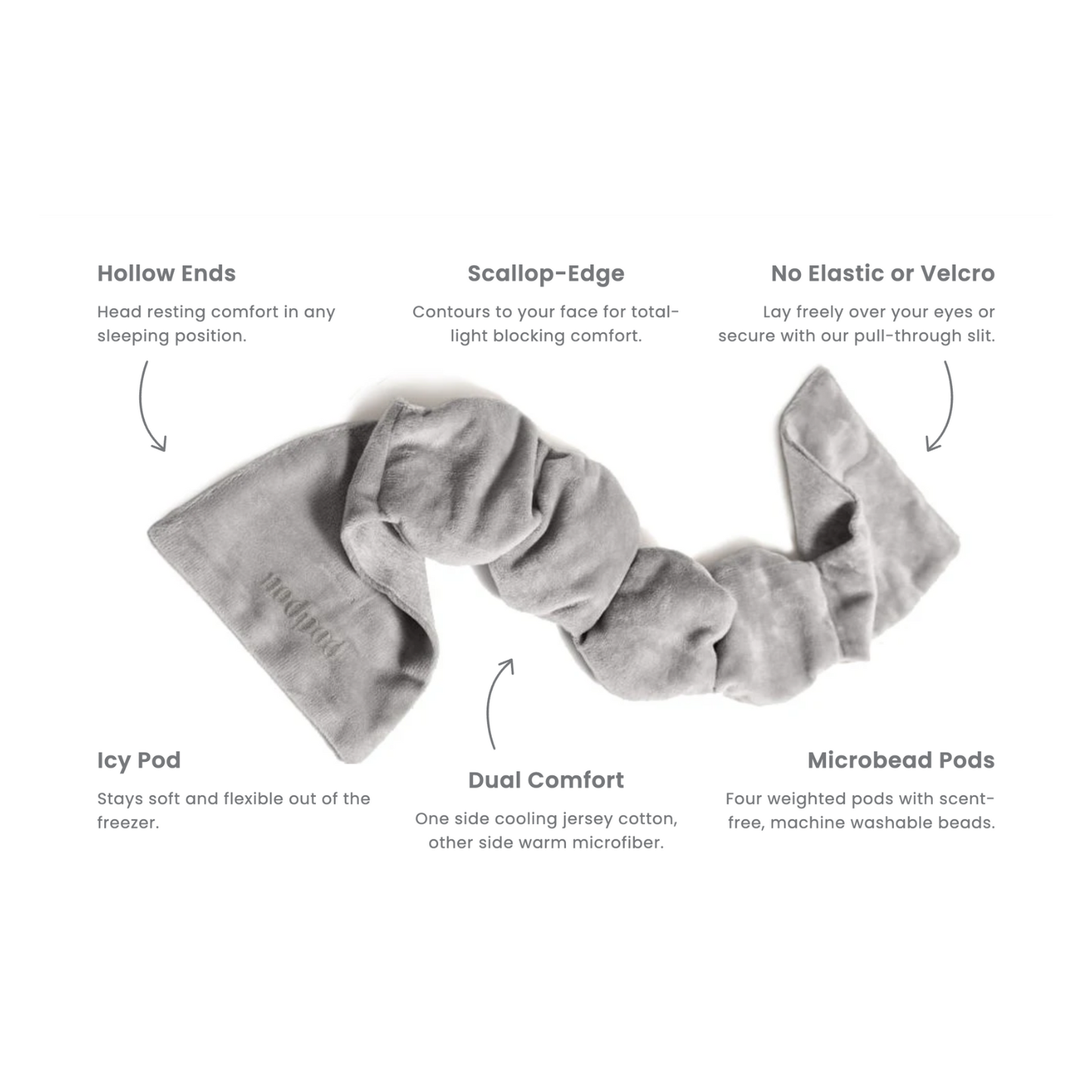 Nodpod Weighted Sleep Mask - Sage