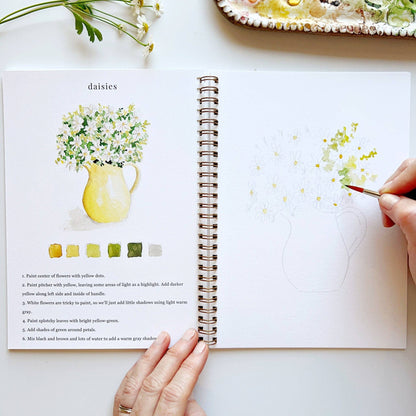Flowers - Watercolour Workbook