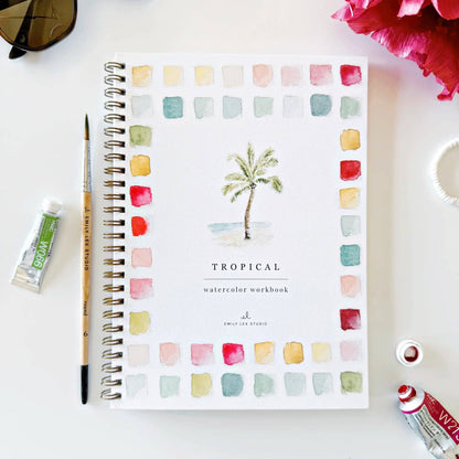Tropical - Watercolour Workbook