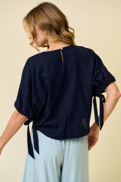 Lisa Sleeve Tie Detail Top