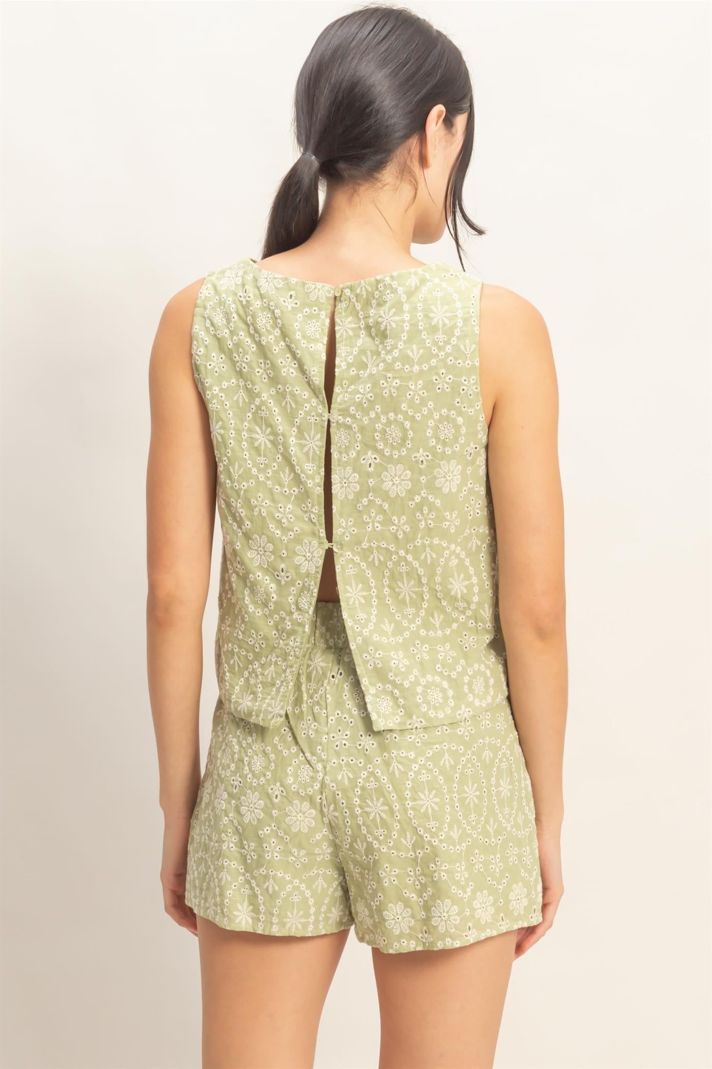 Naomi Floral Sleeveless Top