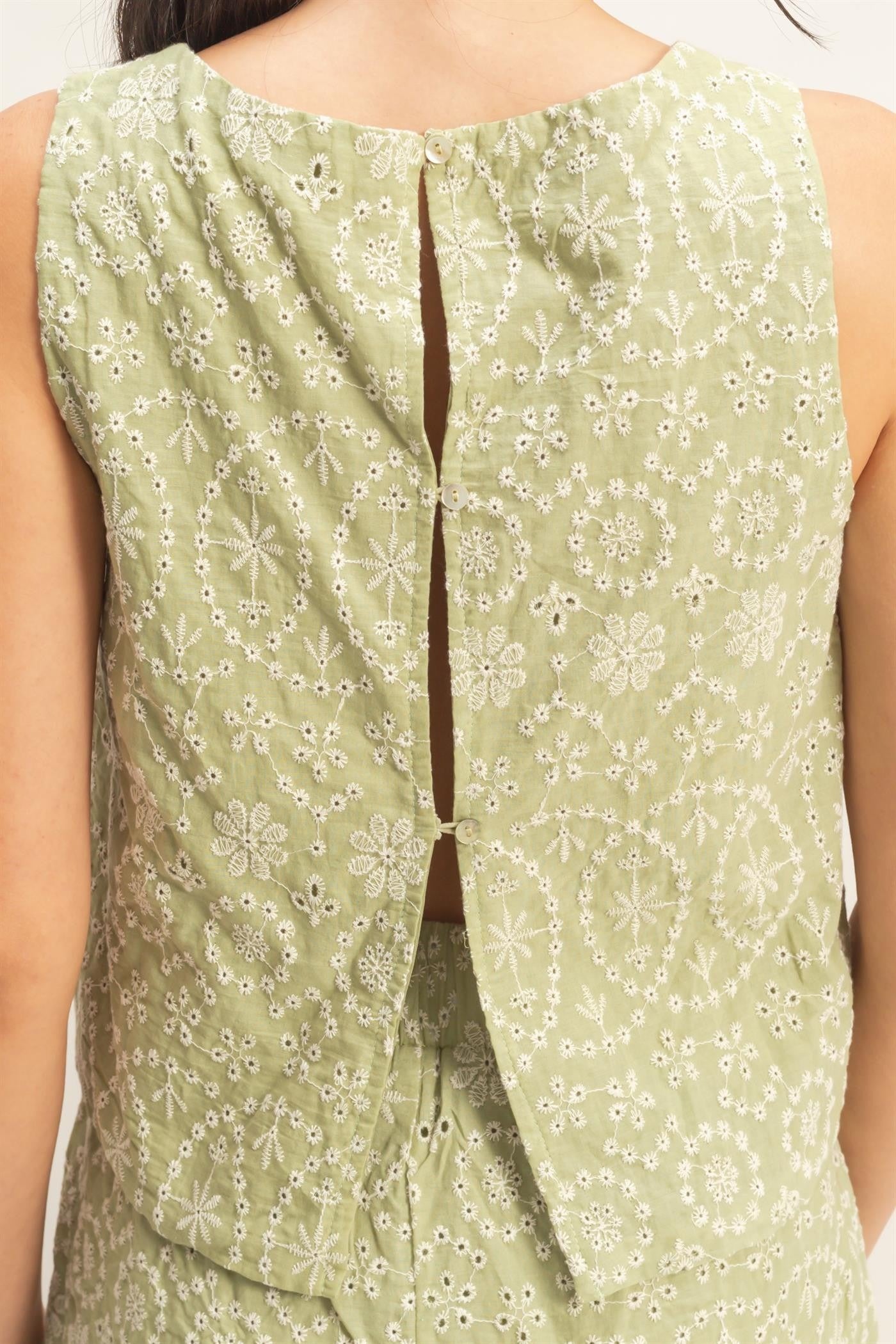 Naomi Floral Sleeveless Top