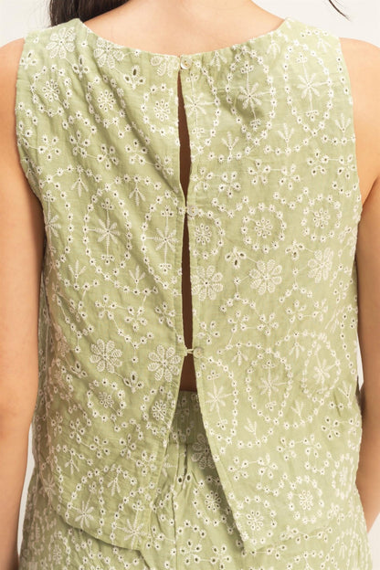 Naomi Floral Sleeveless Top
