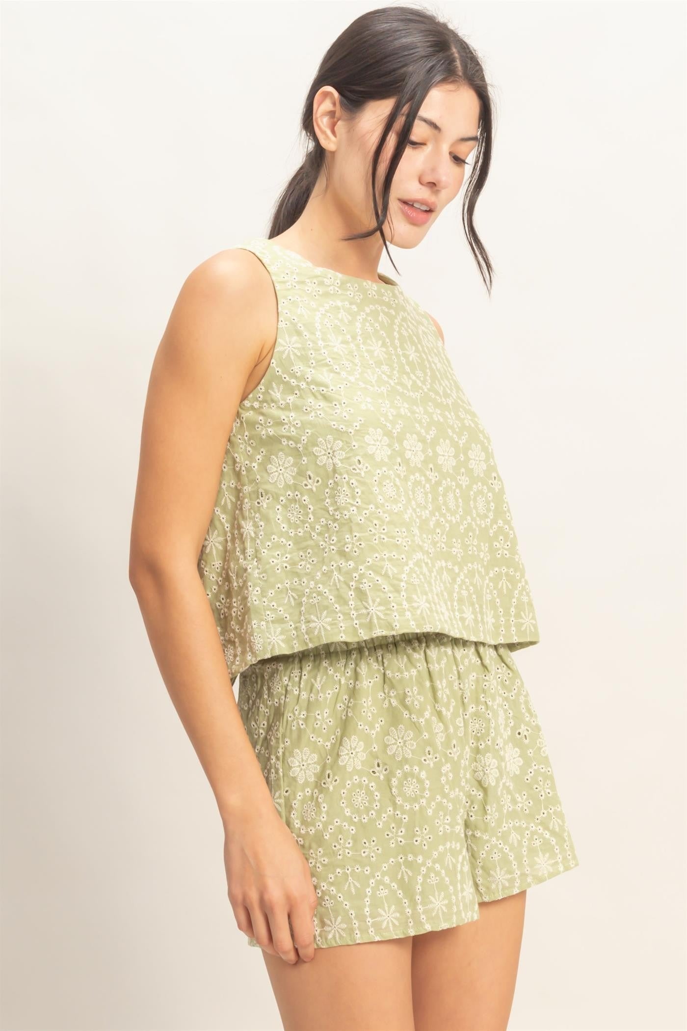 Naomi Floral Sleeveless Top
