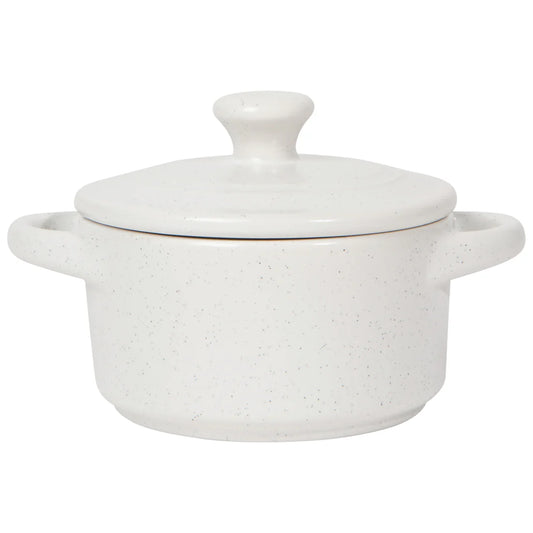 Speckled White Cocotte