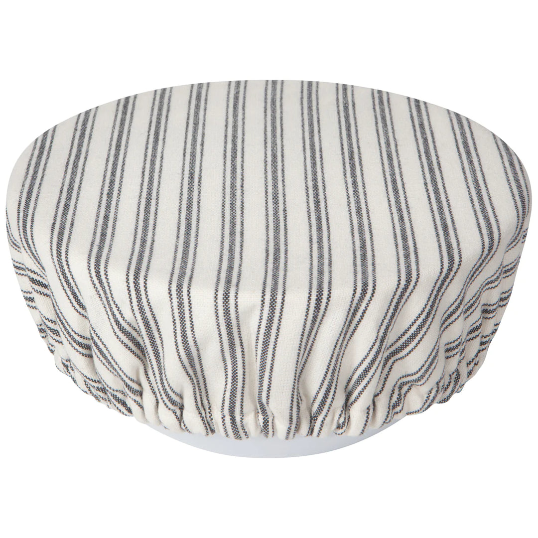 Ticking Stripe Bowl Covers - Set of 2