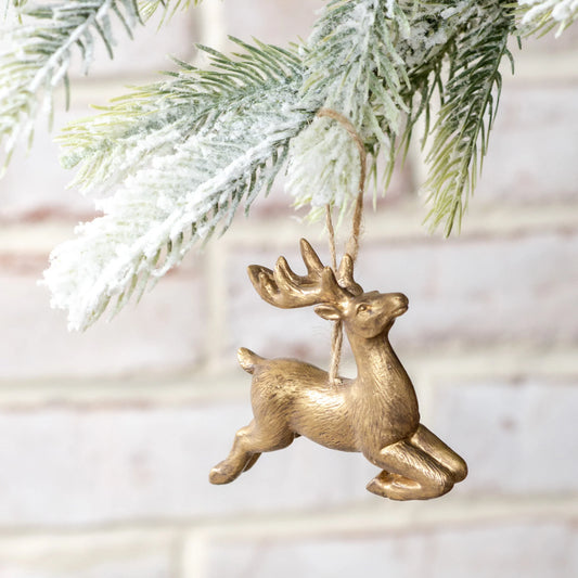 Leaping Deer Ornament