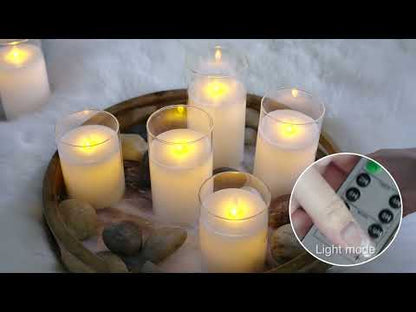 Real Flame LED Wax Candles