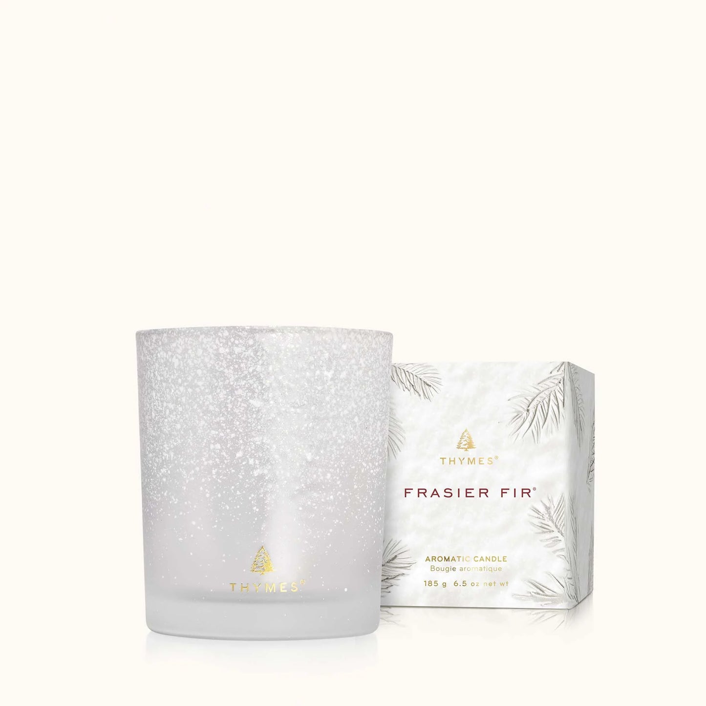 Frasier Fir Flocked Poured Candle - 6.5 oz