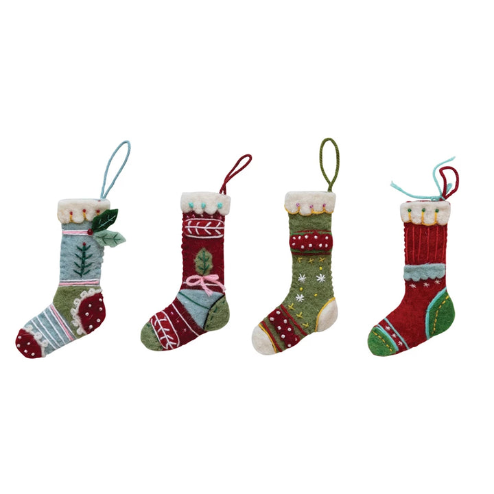 Felt Stocking Ornament