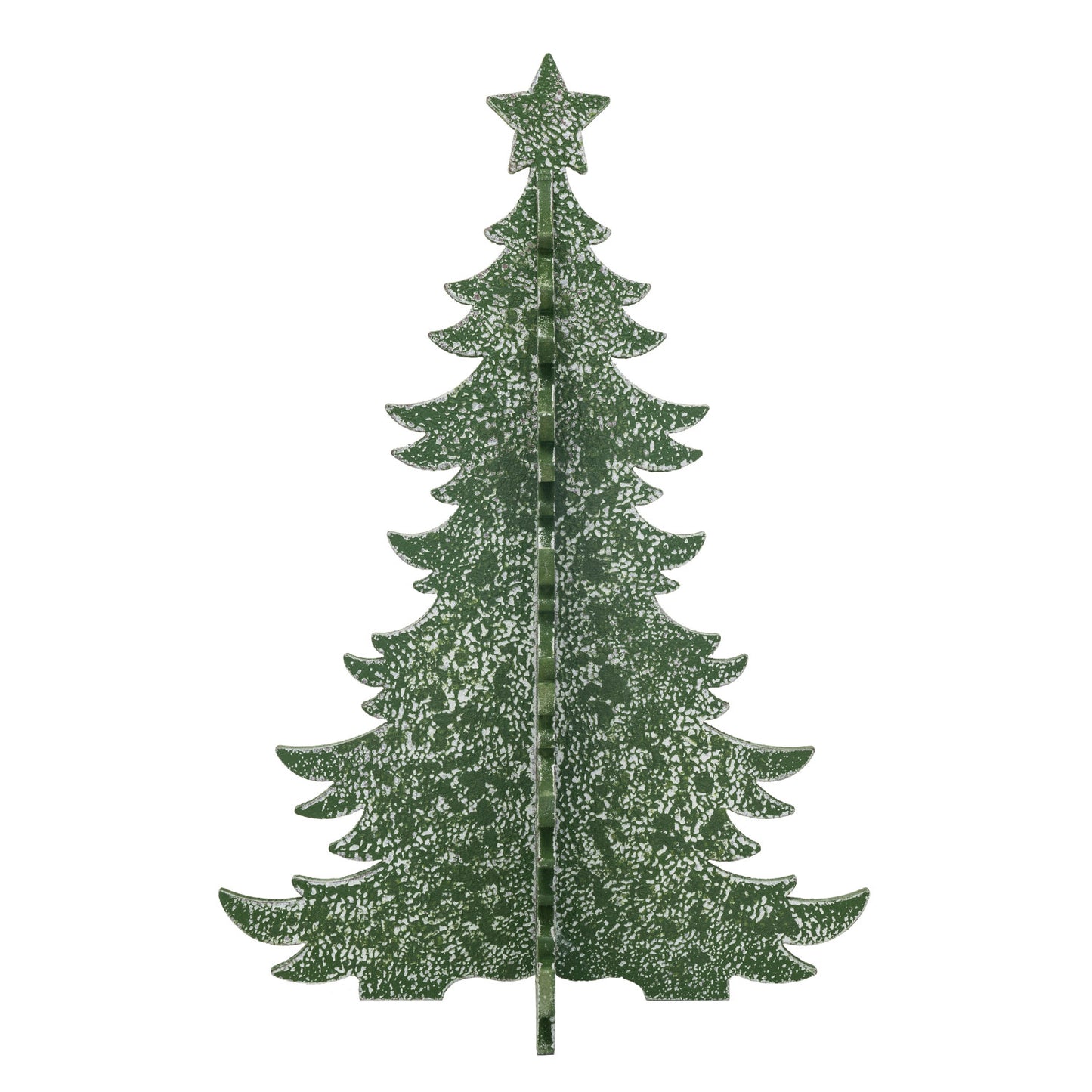 Distressed Interlocking Christmas Tree