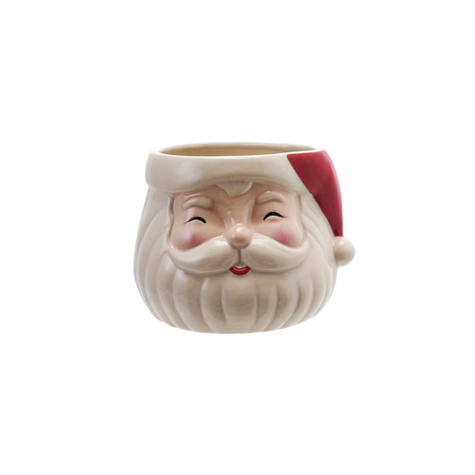 Jolly Santa Head Planter