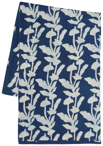 Flourish Block Print Tablecloth