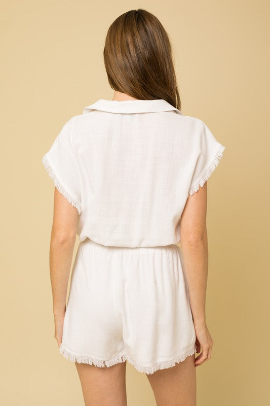 Gemma Frayed Hem Shorts
