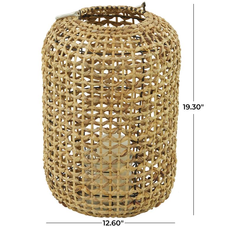 Large Mylo Weaved Lantern