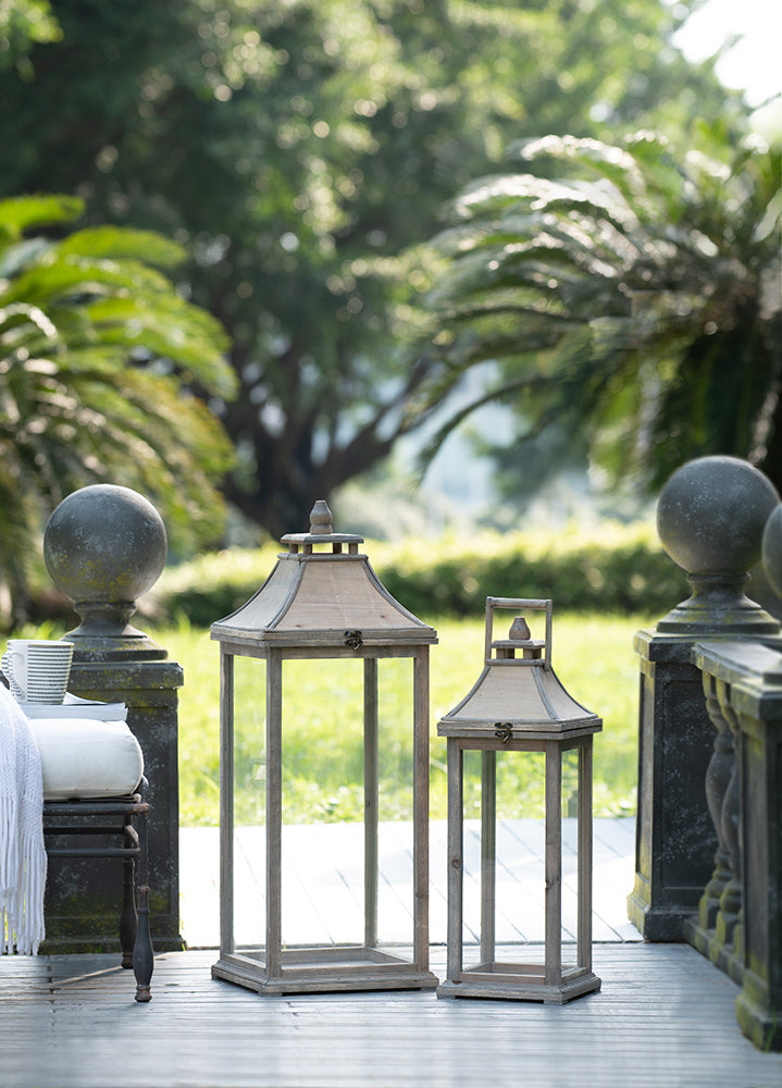 Ivona Wooden Lanterns