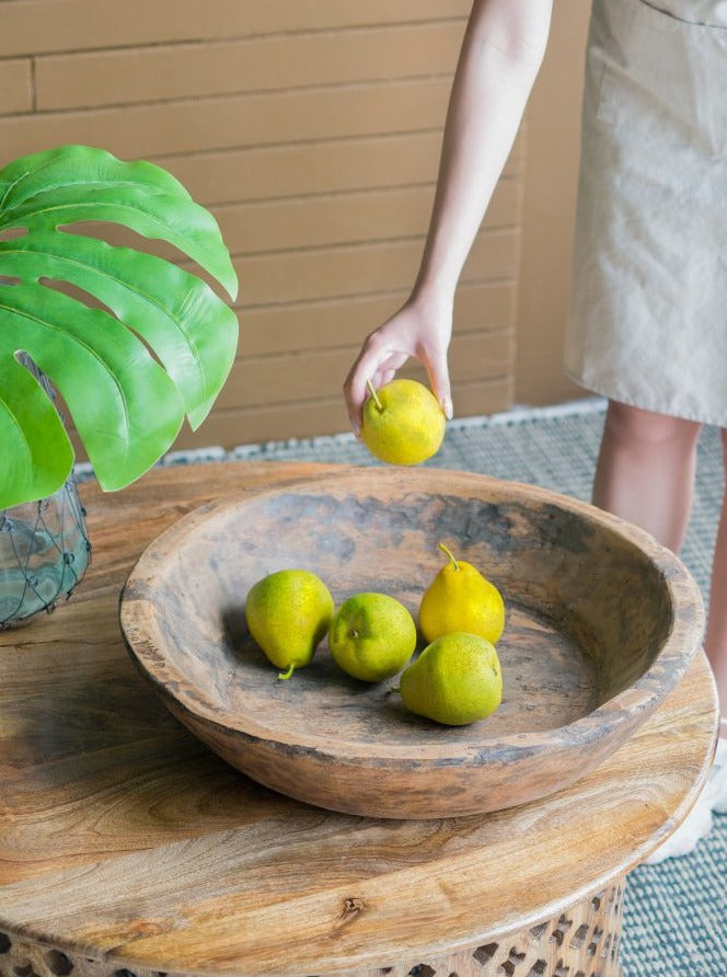 Wooden Round Parrat Bowl