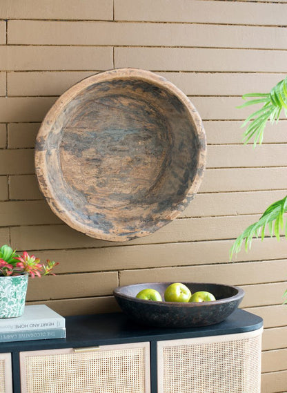 Wooden Round Parrat Bowl