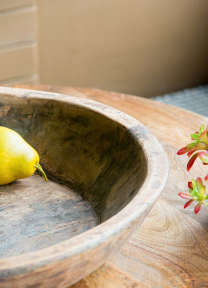 Wooden Round Parrat Bowl