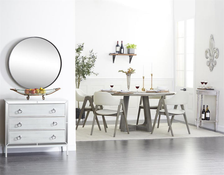 Moore Rounded Console Table