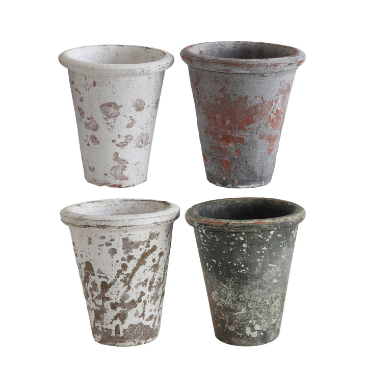 Distressed Clay Planters