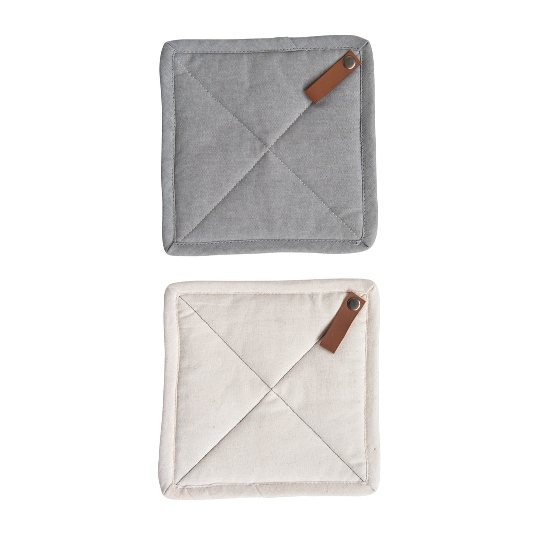 Leather Loop Pot Holders