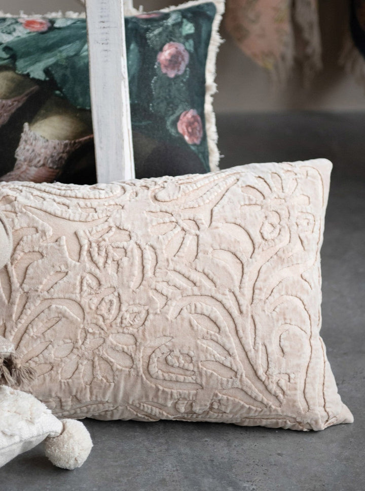 Scarlette Velvet Lumbar Pillow