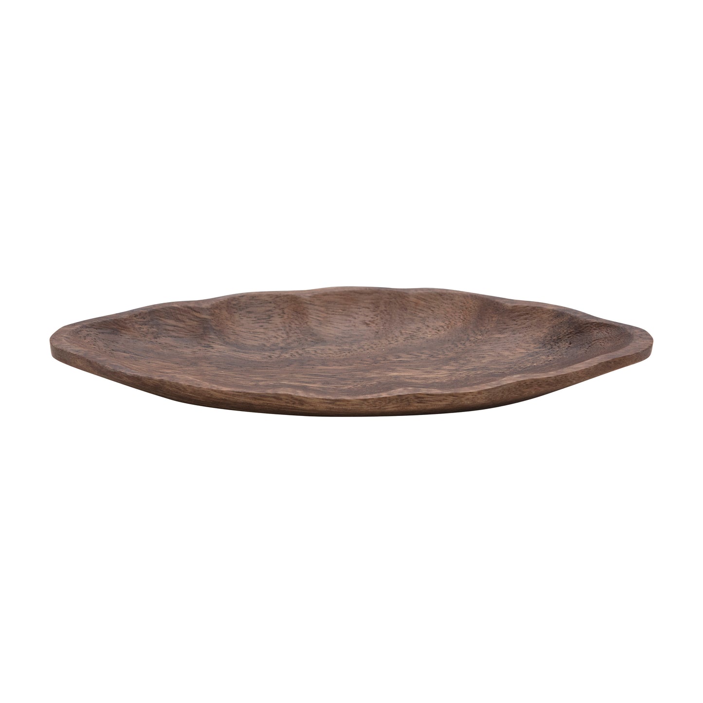 Leaf Shaped Acacia Wood Dish