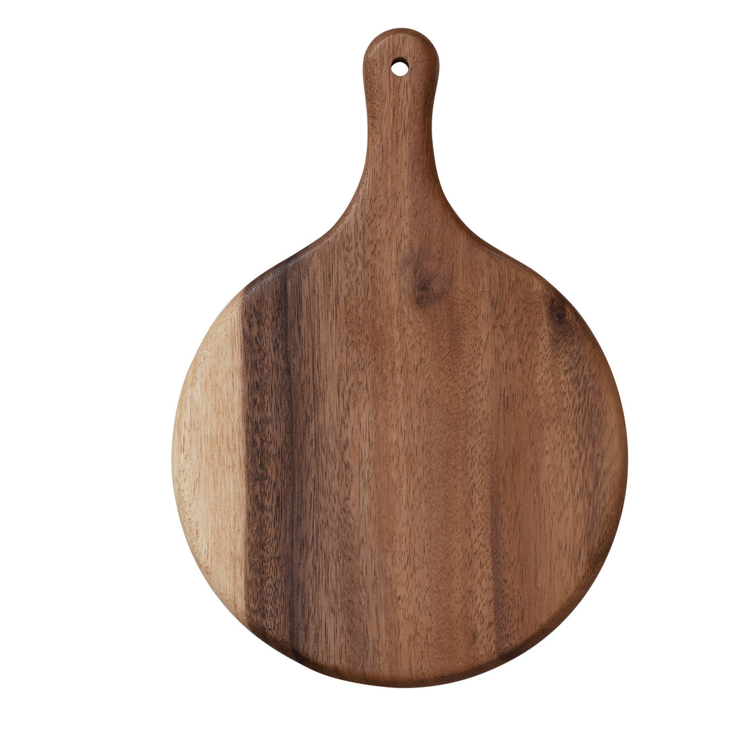 Suar Wood Cheese Board with Handle