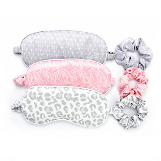 Silky Satin Eye Mask + Scrunchie Set